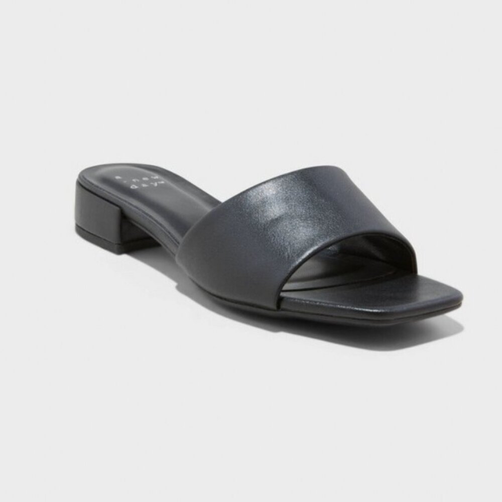 NWT A New Day Women's Tori Mule Heels w/ Memory Foam Insole Size 8.5 - Picture 4 of 4